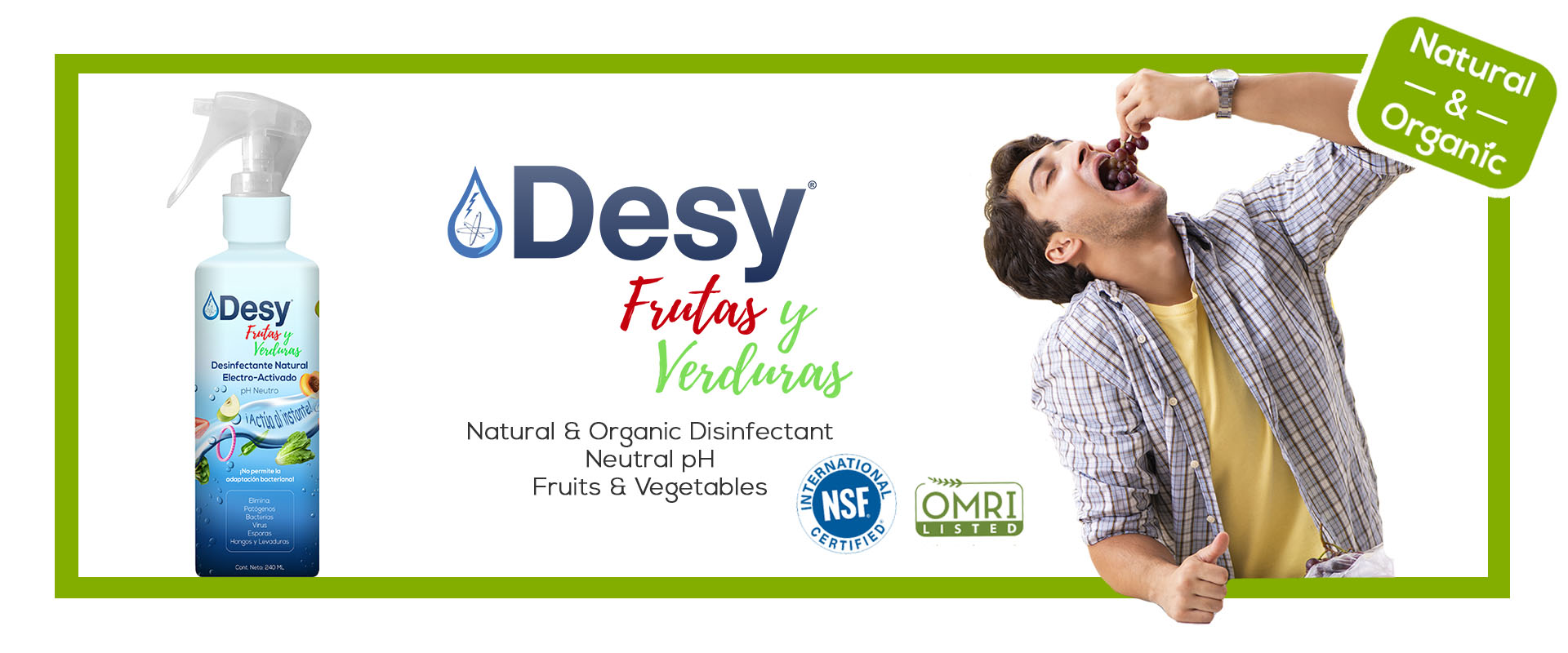 Joven comiendo uvas